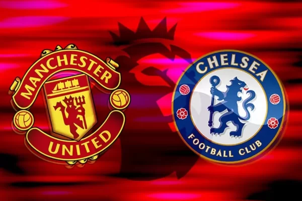 Chelsea vs Manchester United logo temp