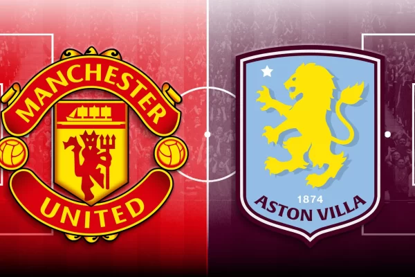 Man United vs Aston Villa logo temp
